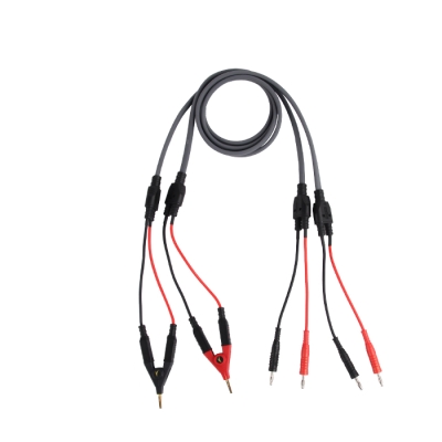 ETA4558D 四線屏蔽開爾文測(cè)試夾